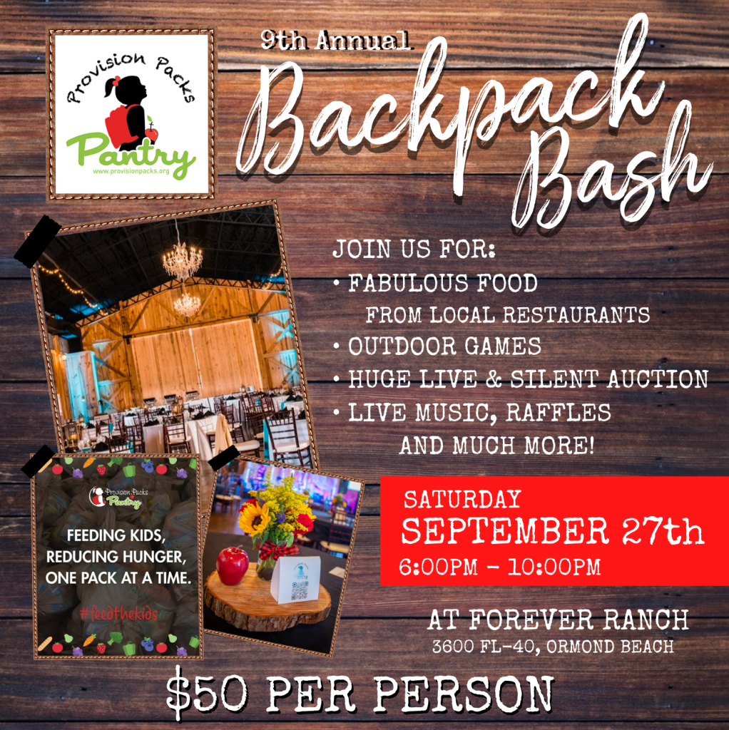 Provision Packs Annual Backpack Bash 2025